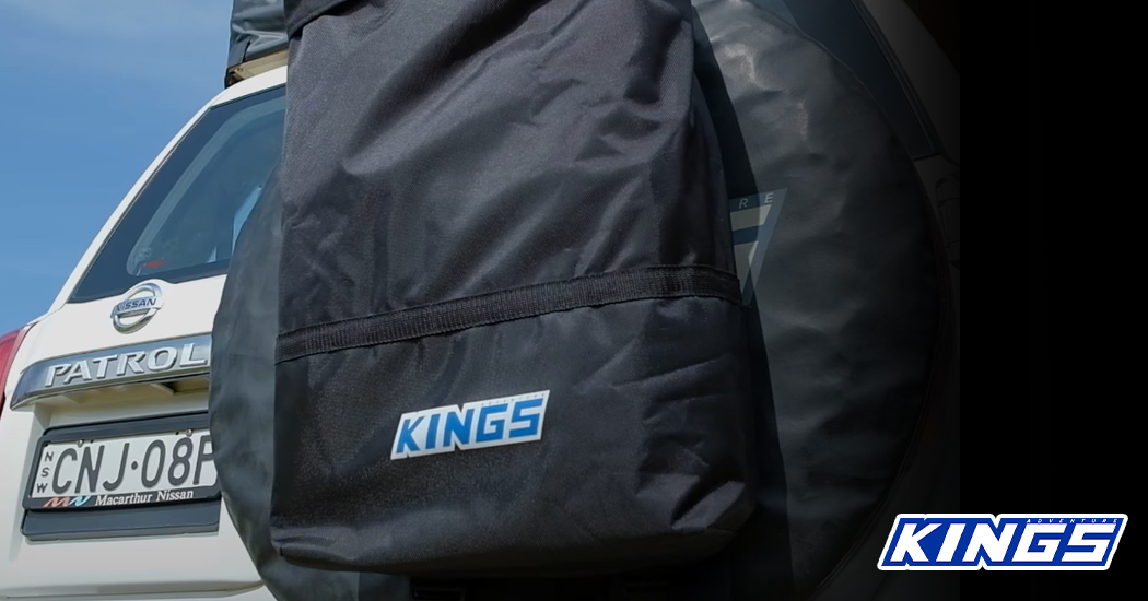 Adventure Kings 45L 4WD SUV Heavy Duty Dirty Gear Bag Rear Wheel